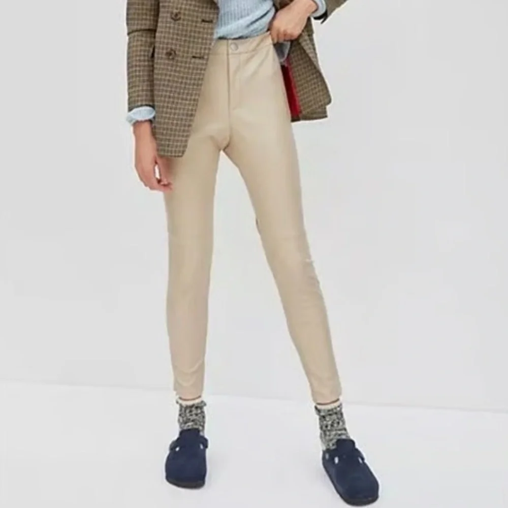 Anthropologie Avec Les Filles Arden Vegan Leather Pants Size Small New NWT